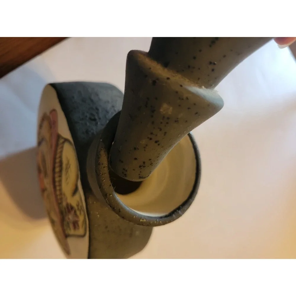 Handmade ceramic sad